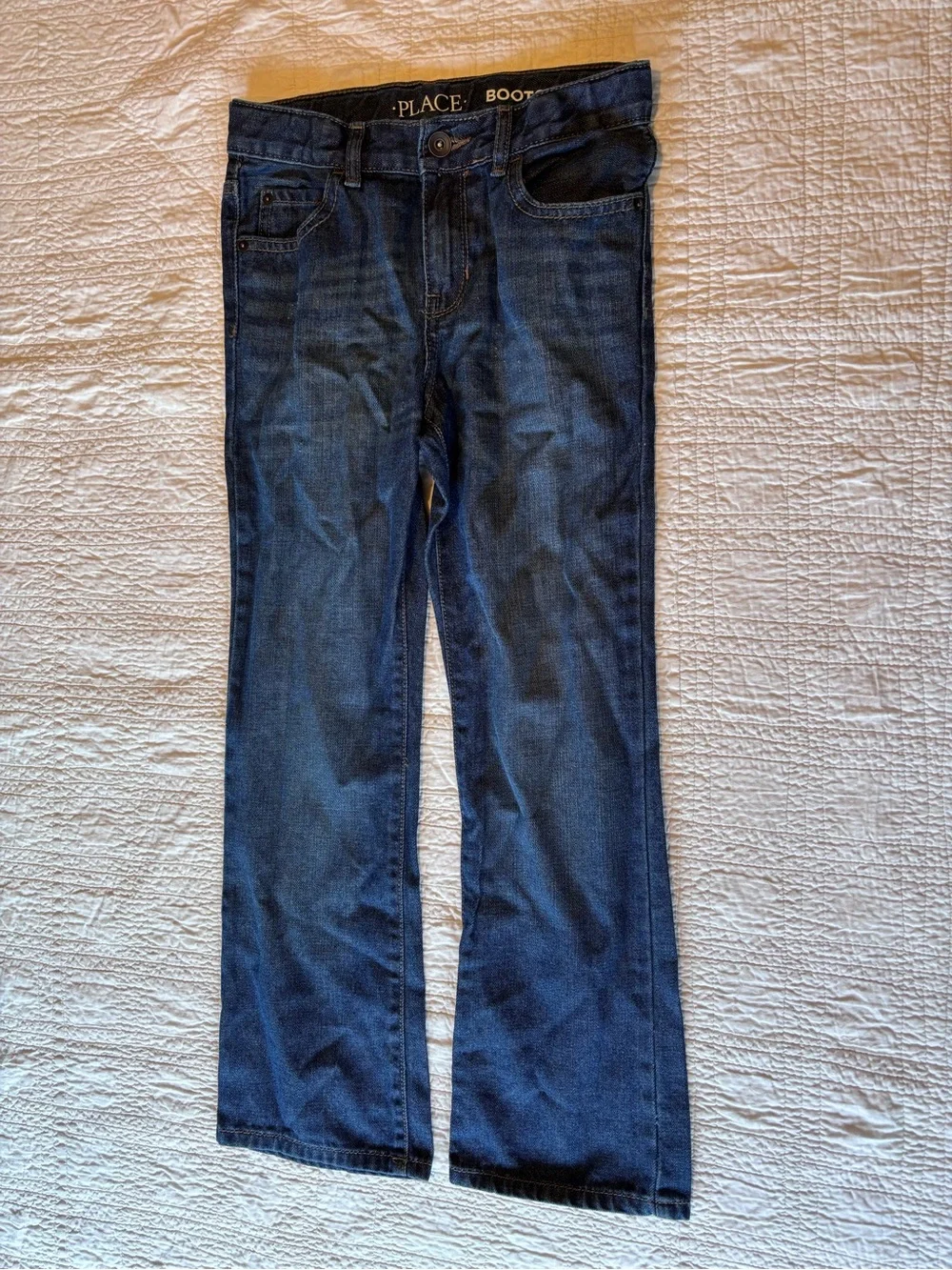 The Children's Place Dark Blue Bootcut Jeans